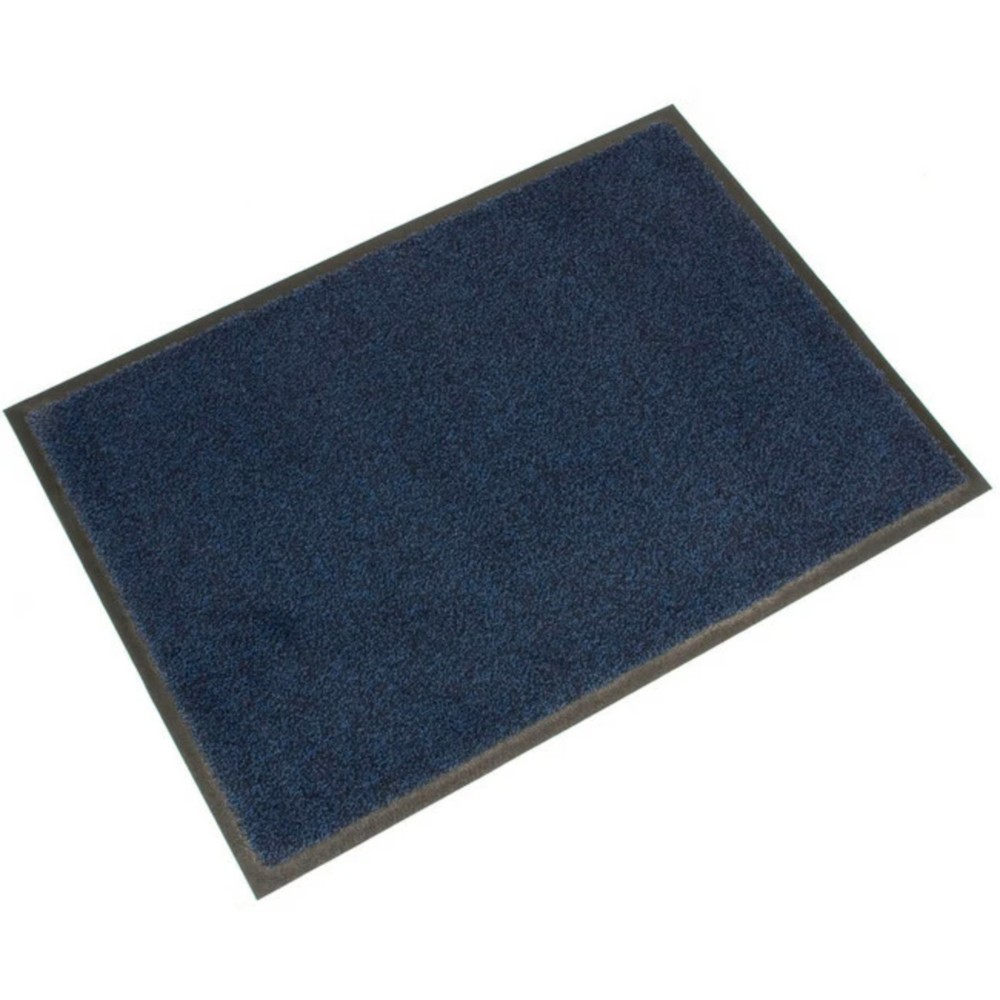 Número de imagen del producto 1: COBA Alfombrilla de nailon negro azul 600 x 850 mm de ancho