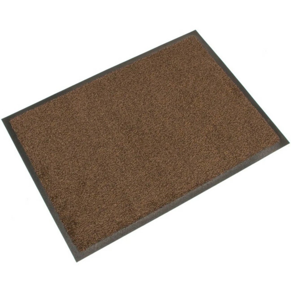 Número de imagen del producto 1: COBA Alfombrilla antipolvo Nylon An x F 600 x 850 mm Negro/Marrón