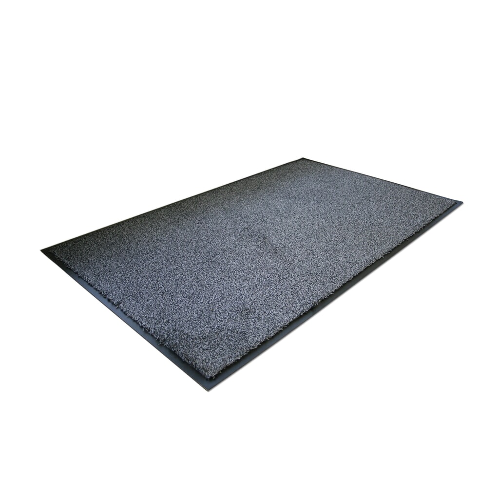 COBA Alfombrilla de nailon gris negro para atrapar suciedad 600 x 850 mm Imagen del producto: COBA Alfombrilla de nailon gris negro para atrapar suciedad 600 x 850 mm