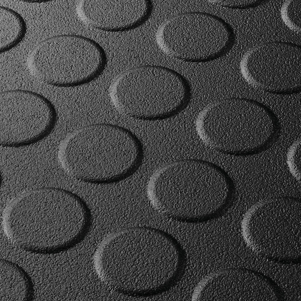 Número de imagen del producto 4: COBA Baldosa de PVC con efecto grano, 500 x 500 mm de ancho, color negro