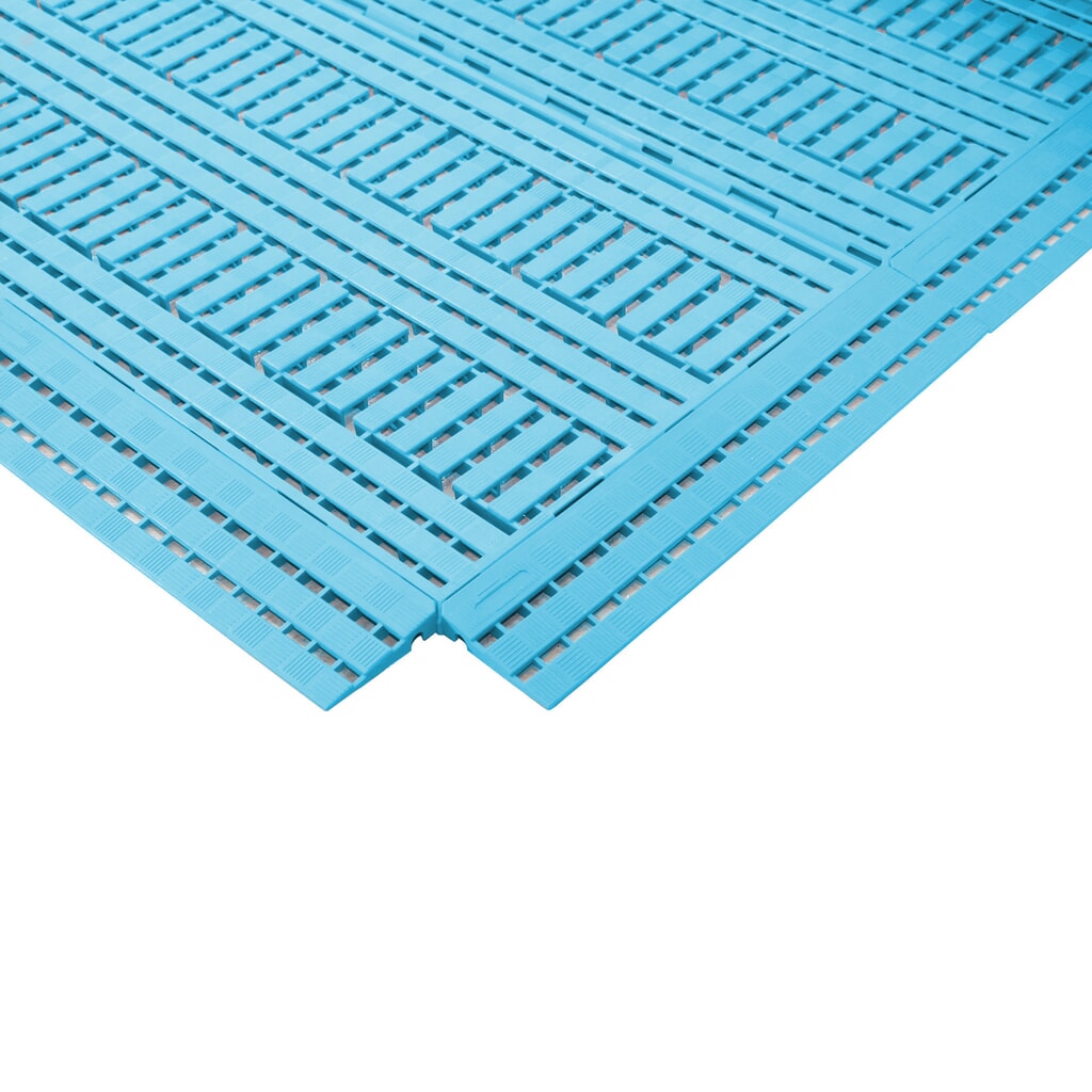 Imagen del producto: COBA Barra lateral de alfombrilla de estación de trabajo PE An x F ancho x 600 x 12 mm, azul