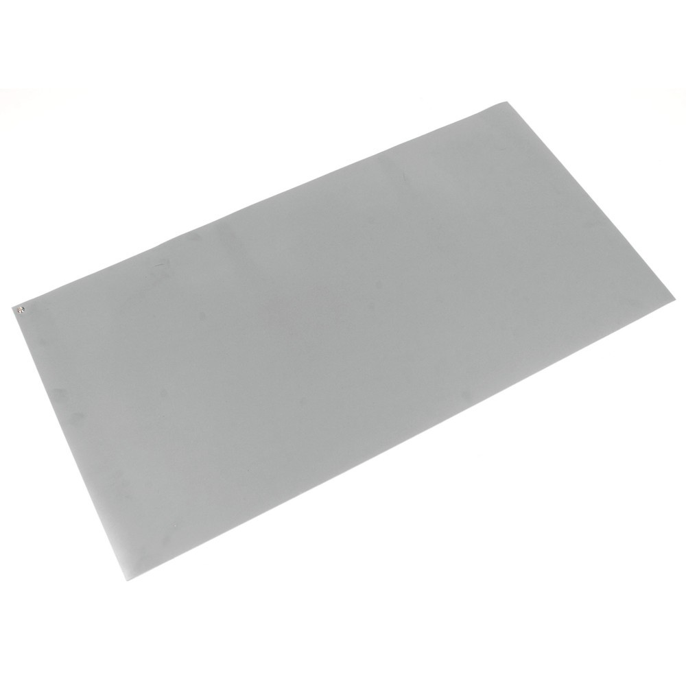 Imagen del producto: COBA Juego de alfombrillas de trabajo de PVC ESD con capa guía, 600 x 1200 mm de ancho x 1200 mm, gris