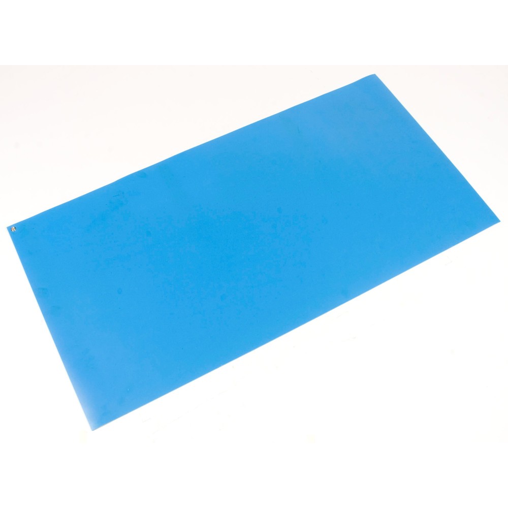 Número de imagen del producto 1: COBA Juego de alfombrilla de trabajo ESD de PVC azul con capa guía WxD 1200 x por metro