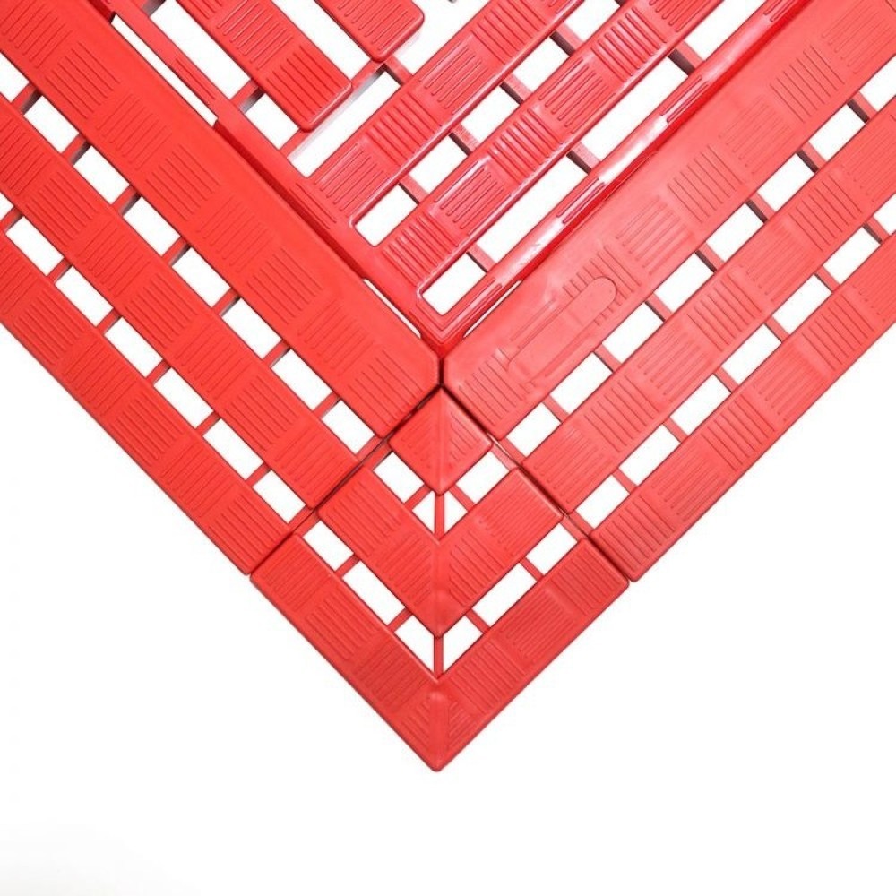 Imagen del producto: COBA Esquina para estera de estación de trabajo de PE, ancho An x F 112 x 112 mm, naranja