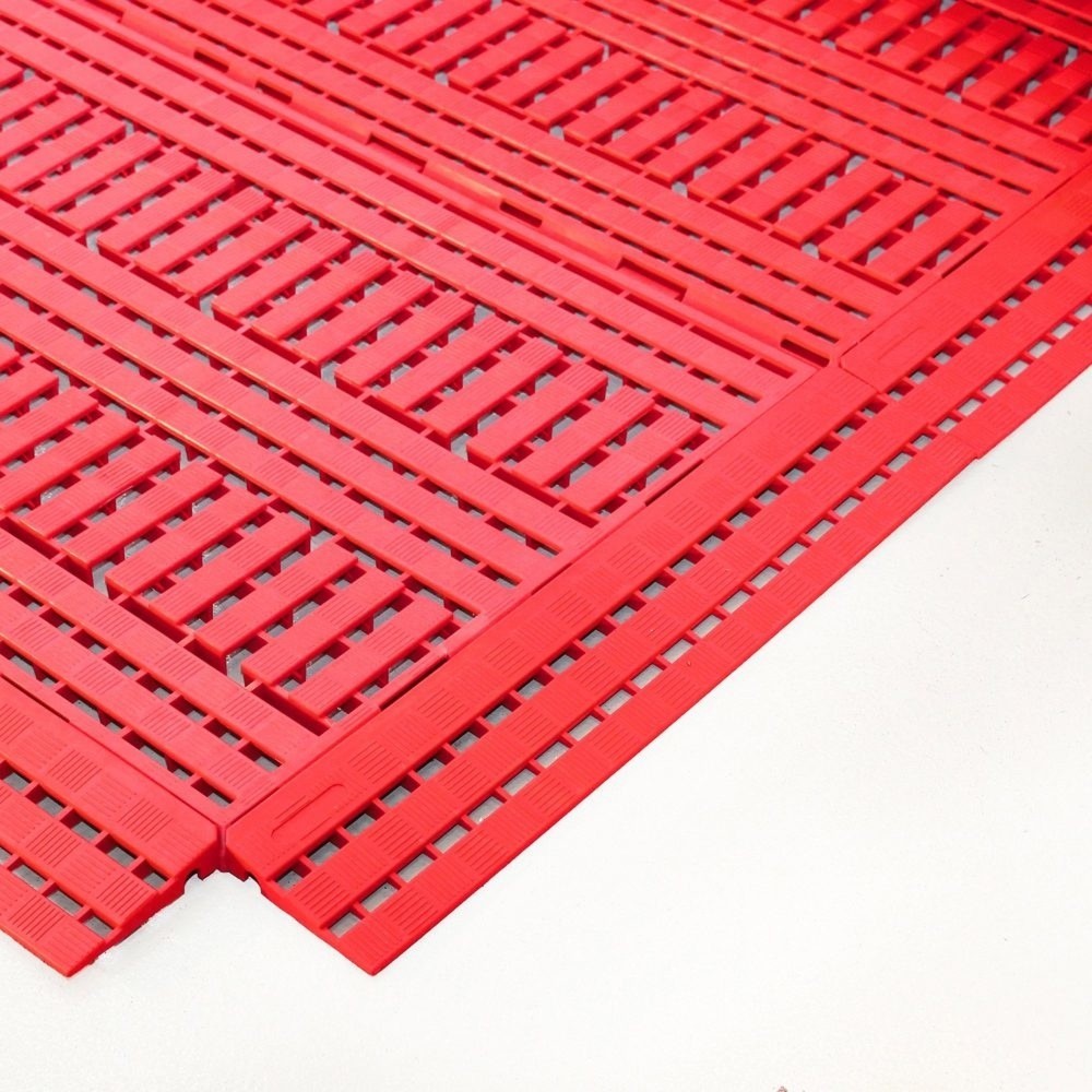 Número de imagen del producto 2: COBA Esquina para estera de estación de trabajo de PE, ancho An x F 112 x 112 mm, naranja