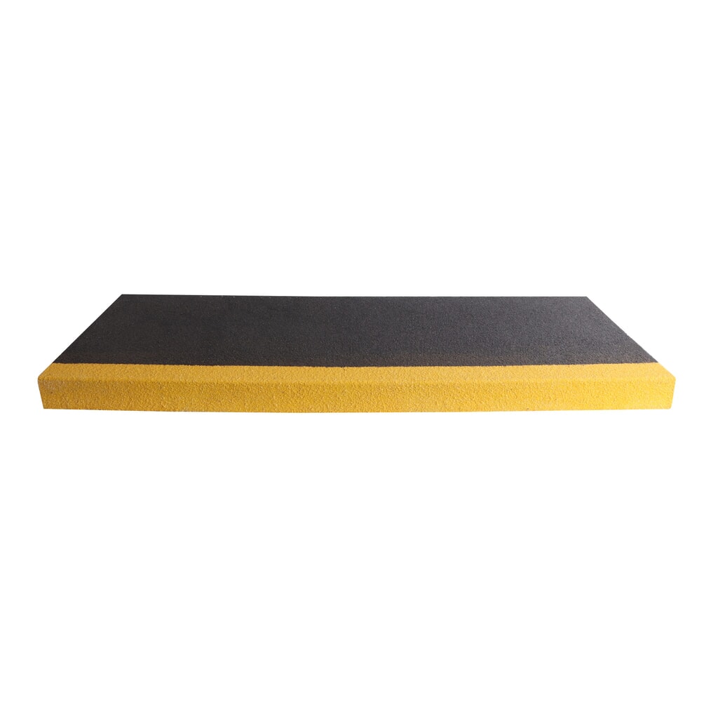 COBA Perfil antideslizante para peldaños COBAGRiP® Stair Tread, H x A x F 5,5 x 750 x 345 mm, negro/amarillo Número de imagen del producto 2: COBA Perfil antideslizante para peldaños COBAGRiP® Stair Tread, H x A x F 5,5 x 750 x 345 mm, negro/amarillo