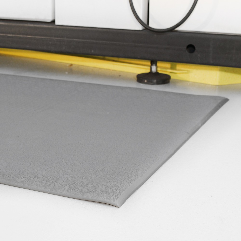 Número de imagen del producto 4: COBA Set de alfombrilla antifatiga de PVC, An x P: 600 x 900 mm, gris