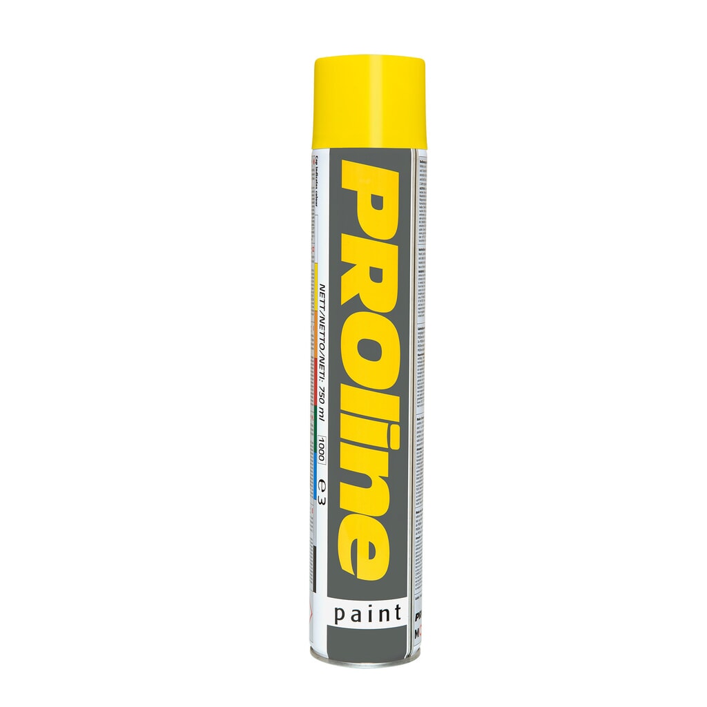 Color de señalización PROline-paint, 0,75 l, 1 unidad, amarillo Imagen del producto: Color de señalización PROline-paint, 0,75 l, 1 unidad, amarillo