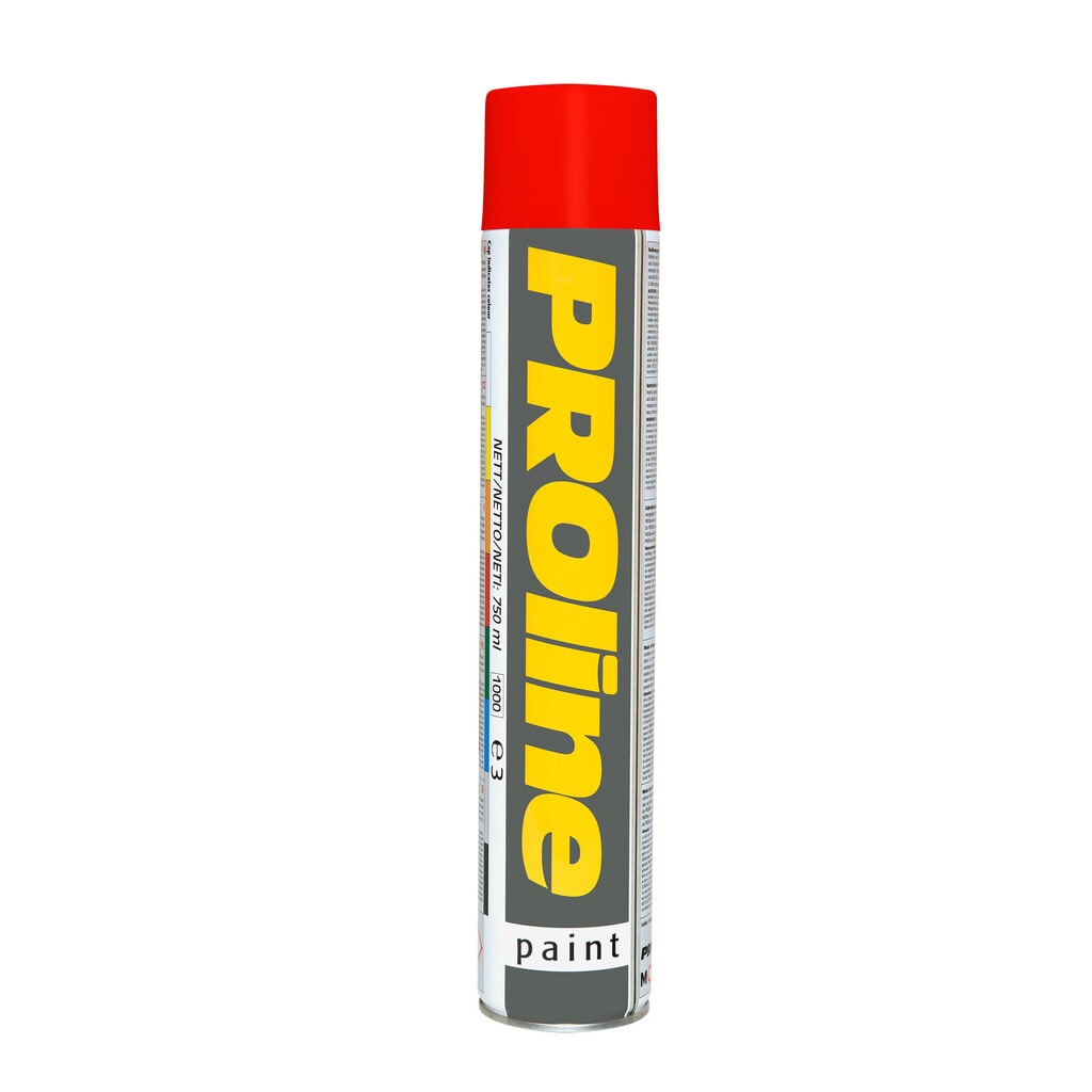 Color de señalización PROline-paint, 0,75 l, 1 unidad, rojo Imagen del producto: Color de señalización PROline-paint, 0,75 l, 1 unidad, rojo