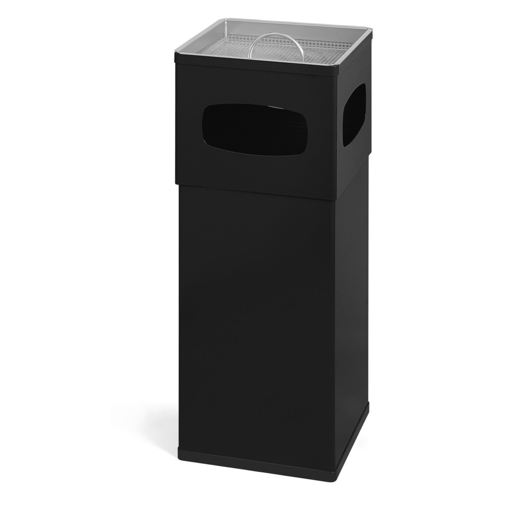 Imagen del producto: Combinación de ceniza y residuos de aluminio cuadrada de 50 litros negra