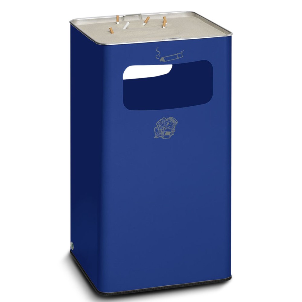 Imagen del producto: Combinación de residuos de ceniza VAR®, modelo de soporte, 96,1 litros, azul genciana
