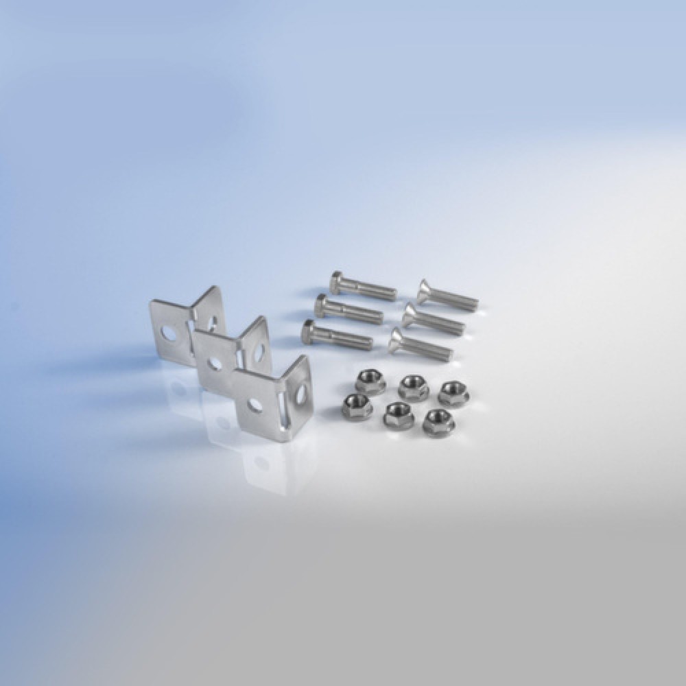 Imagen del producto: Conector angular para rejilla de protección de máquinas TROAX®