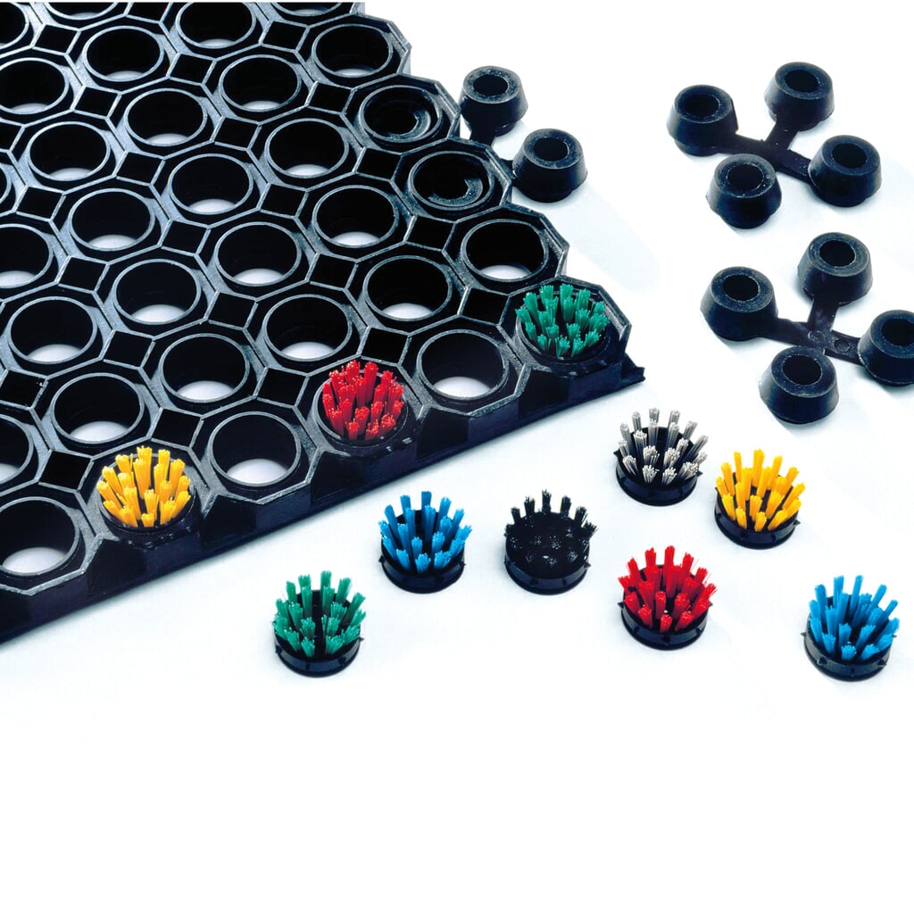 Conector negro para tapete de suciedad de nido de abeja ud/caja de 10 Imagen del producto: Conector negro para tapete de suciedad de nido de abeja ud/caja de 10
