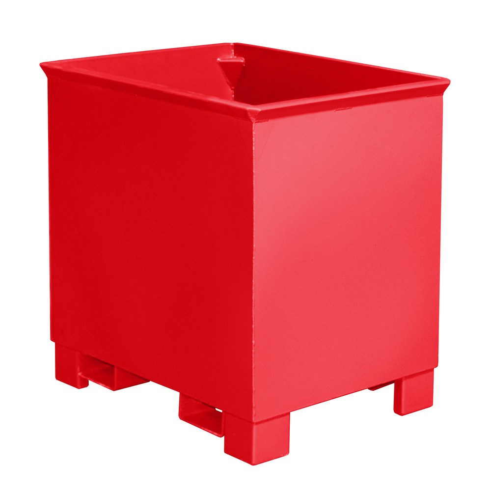 Número de imagen del producto 2: Contenedor apilable Bauer® para trenes de remolque, pintado, volumen 0,8 m³, RAL 7005 gris marengo