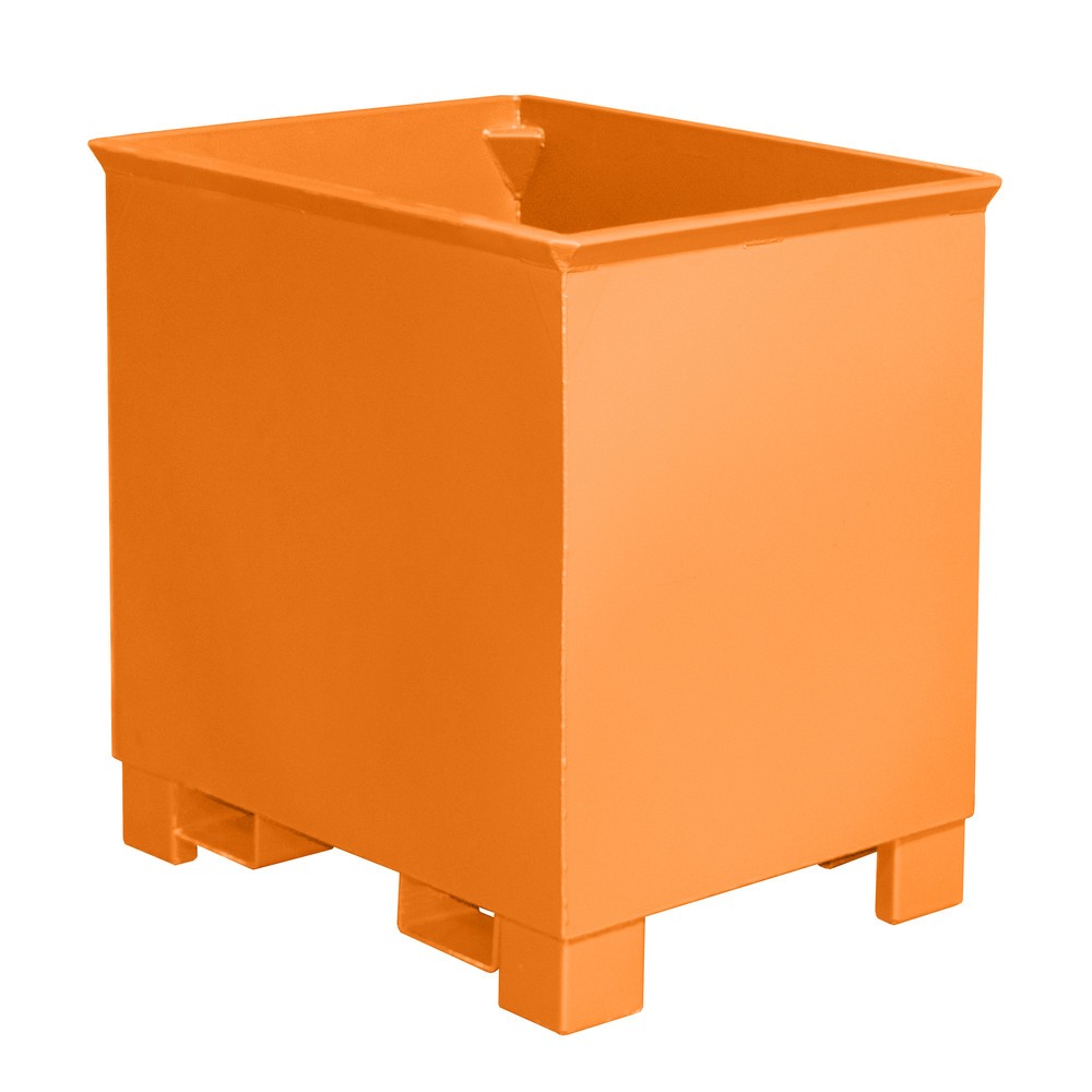 Número de imagen del producto 3: Contenedor apilable Bauer® para trenes de remolque, pintado, volumen 0,8 m³, RAL 7005 gris marengo