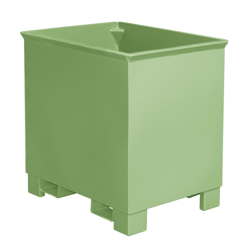 Número de imagen del producto 4: Contenedor apilable Bauer® para trenes de remolque, pintado, volumen 0,8 m³, RAL 7005 gris marengo