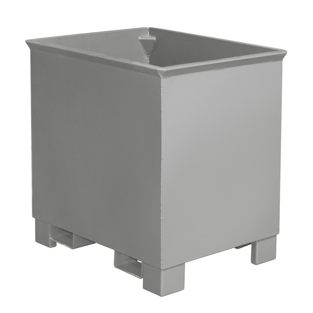 Número de imagen del producto 5: Contenedor apilable Bauer® para trenes de remolque, pintado, volumen 0,8 m³, RAL 7005 gris marengo
