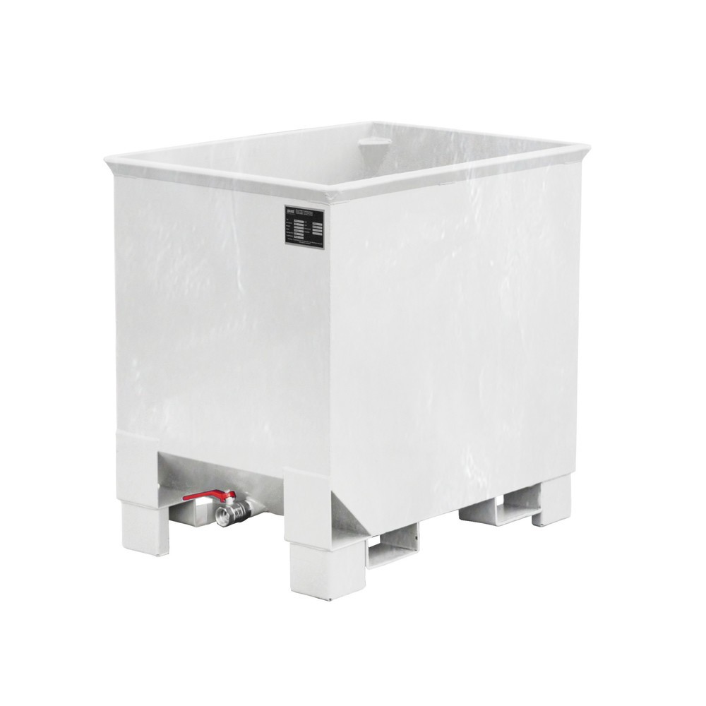 Número de imagen del producto 1: Contenedor apilable de virutas Bauer® para trenes logísticos, galvanizado, volumen 0,3 m³