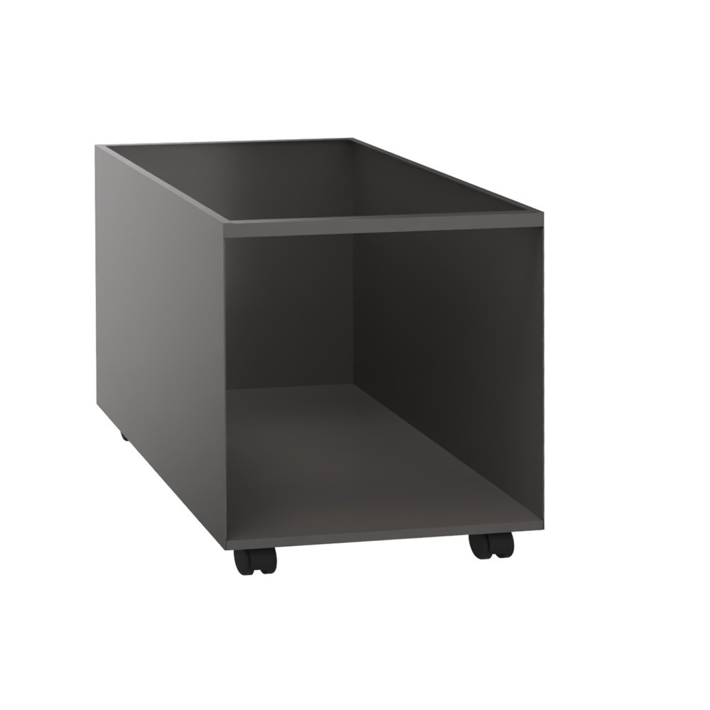 Número de imagen del producto 2: Contenedor con larguero|refuerzo de plástico, móvil, alto H x An x F 525 x 500 x 650 mm, gris antracita