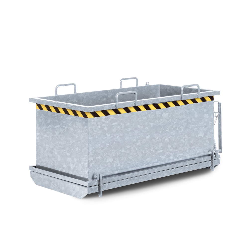 Número de imagen del producto 1: Contenedor con trampilla, modelo RKB, volumen 0,5 m³, galvanizado