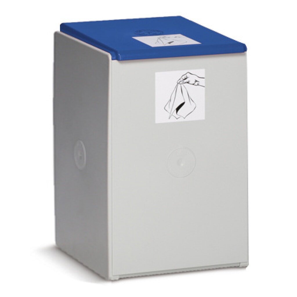 Contenedor de reciclaje VAR®, 60 litros, tapa azul Imagen del producto: Contenedor de reciclaje VAR®, 60 litros, tapa azul