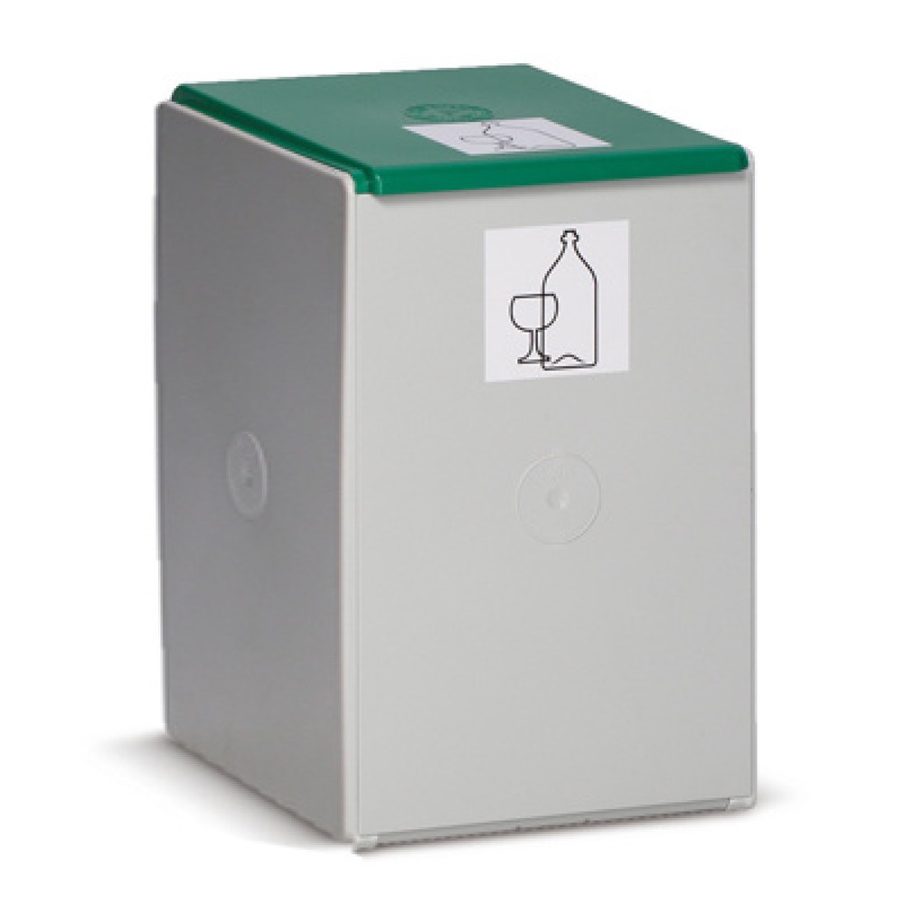 Imagen del producto: Contenedor de reciclaje VAR®, 60 litros, tapa verde