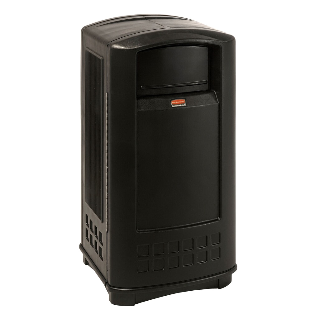 Landmark™ Jr. 132,5 L contenedor de residuos negro Imagen del producto: Landmark™ Jr. 132,5 L contenedor de residuos negro
