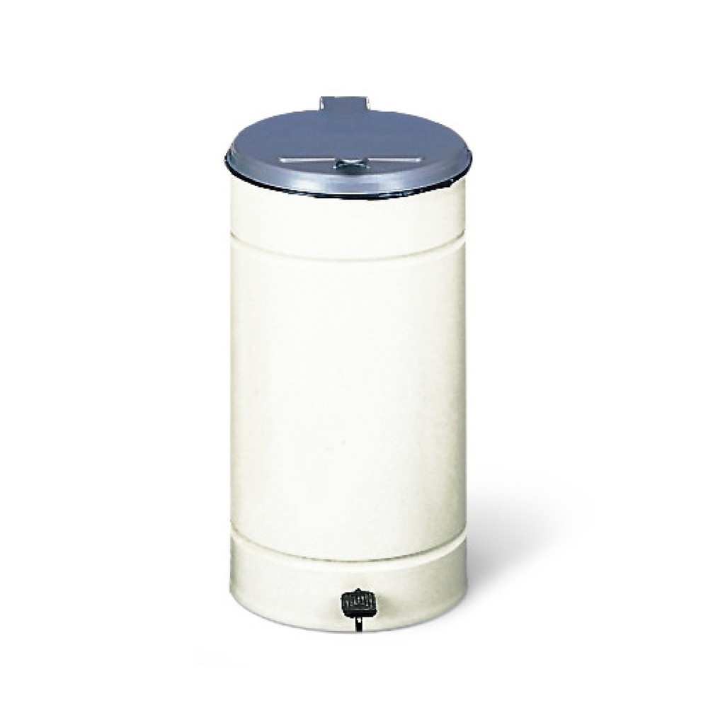 Número de imagen del producto 1: Con pedal Euro-Pedal, 60 litros, cuerpo marfil, tapa plata