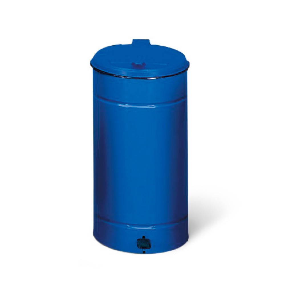 Número de imagen del producto 1: Con pedal Euro-Pedal, 60 litros, cuerpo azul, tapa azul