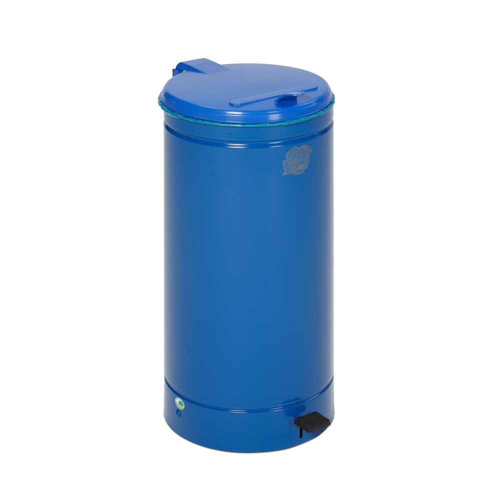 Número de imagen del producto 2: Con pedal Euro-Pedal, 60 litros, cuerpo azul, tapa azul