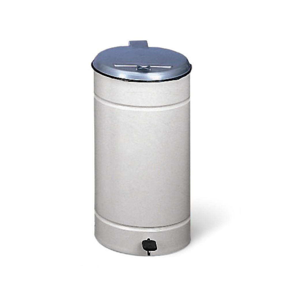 Número de imagen del producto 1: Con pedal Euro-Pedal, 60 litros, cuerpo gris, tapa plata