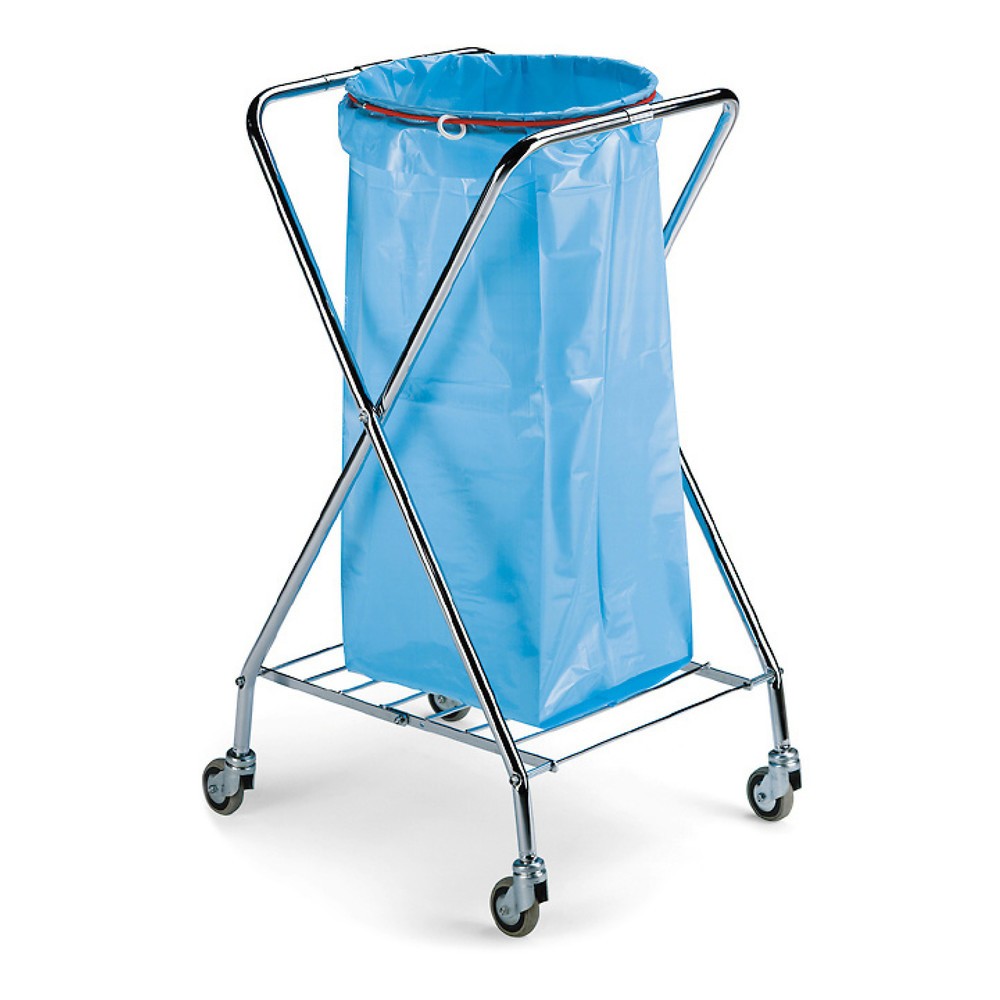 Imagen del producto: Cromo II - contenedor de residuos plegable con marco redondo para bolsa de basura de 120 litros