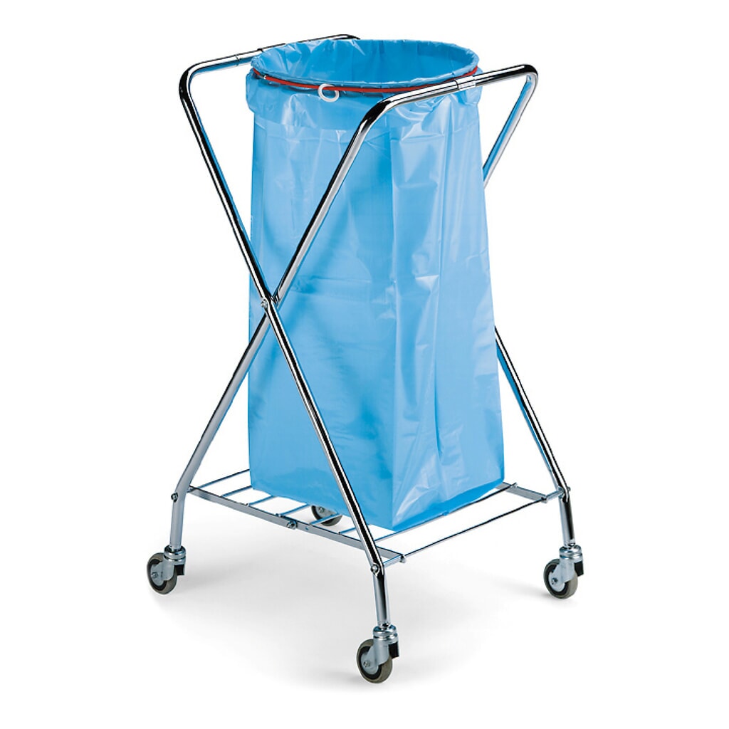 Cromo II - contenedor de residuos plegable con marco redondo para bolsa de basura de 120 litros Imagen del producto: Cromo II - contenedor de residuos plegable con marco redondo para bolsa de basura de 120 litros