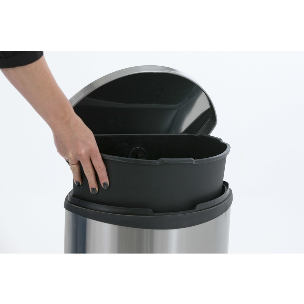Número de imagen del producto 4: Cubo de basura, 30 litros, chapa de acero pintada