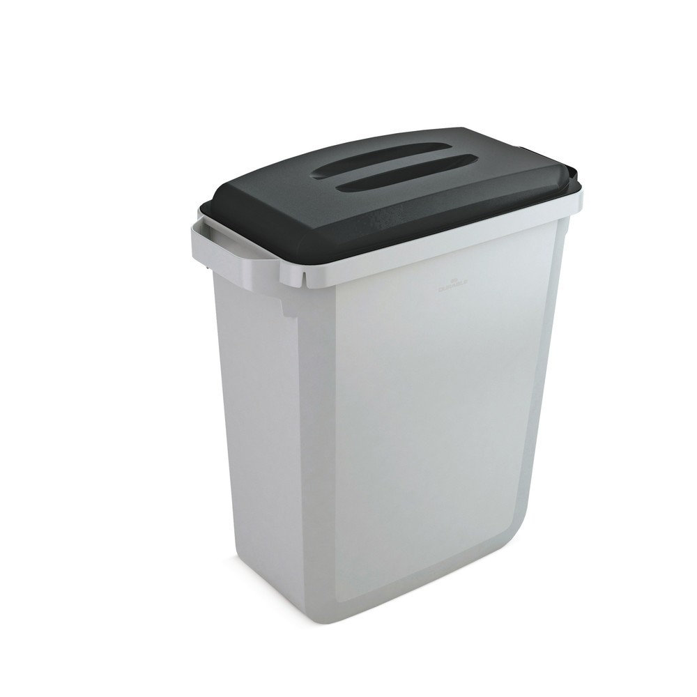 Imagen del producto: Contenedor de residuos y de reciclaje DURABLE 60 litros, PP, gris