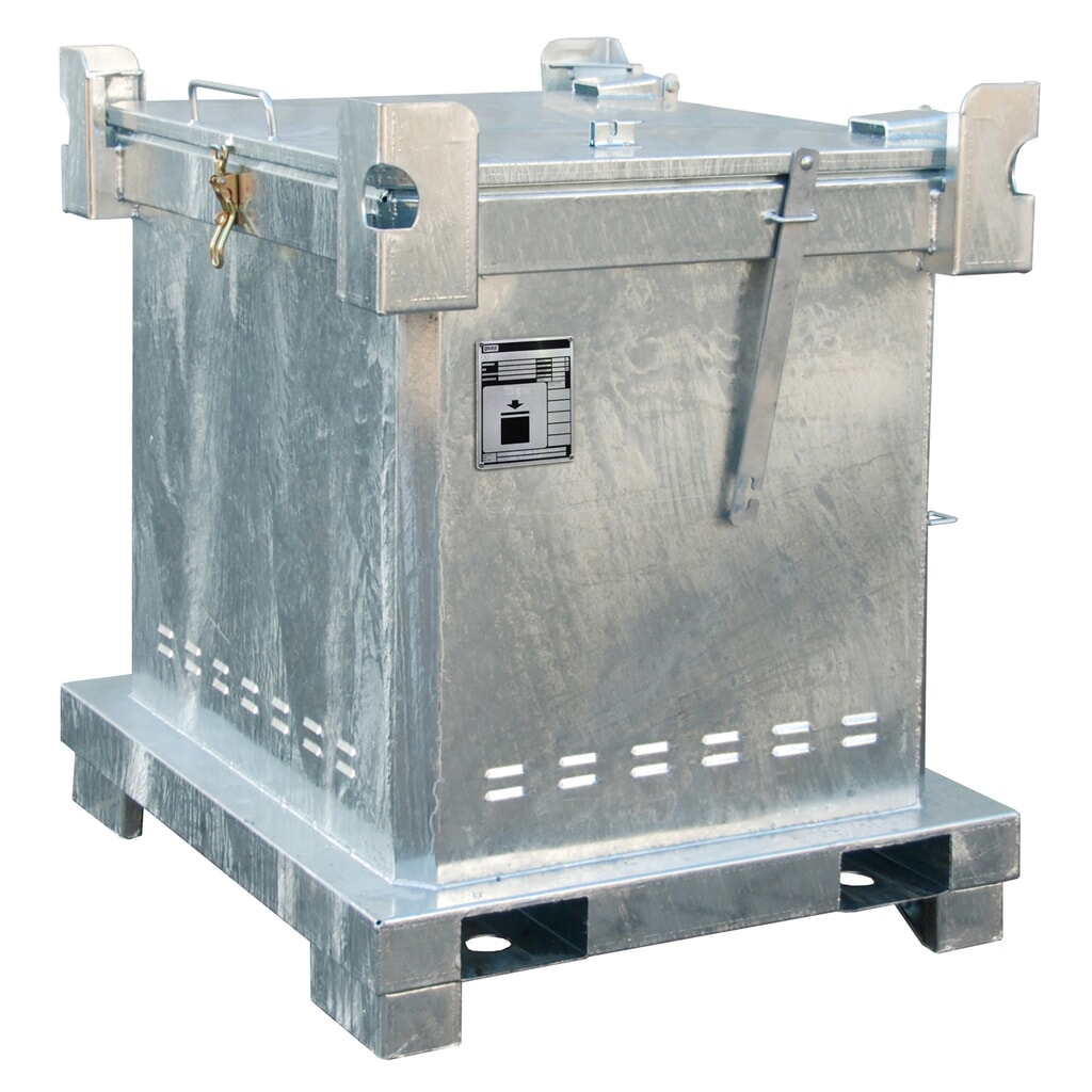 Contenedor especial para residuos SAS 800, para envases de gas comprimido y latas de pulverización Imagen del producto: Contenedor especial para residuos SAS 800, para envases de gas comprimido y latas de pulverización