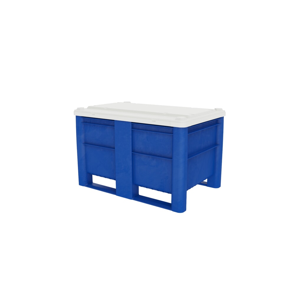 Número de imagen del producto 2: DOLAV Contenedor-palet, 500 litros, azul