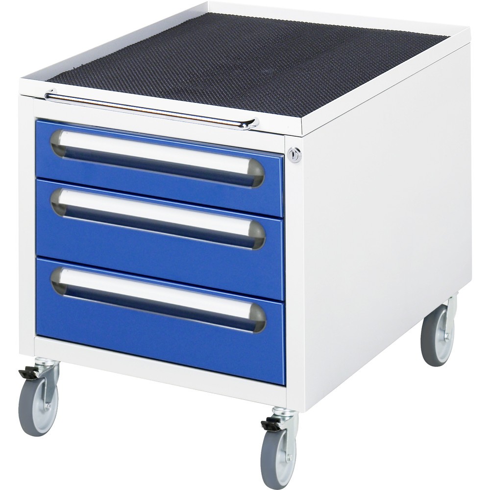 Imagen del producto: Contenedor para debajo con ruedas RAU H x A x F 450 x 480 x 600 mm, con 3 cajones