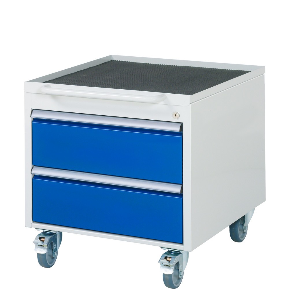 Imagen del producto: Contenedor para debajo con ruedas RAU, serie 7000, H x A x F 565 x 580 x 650 mm, con 2 cajones