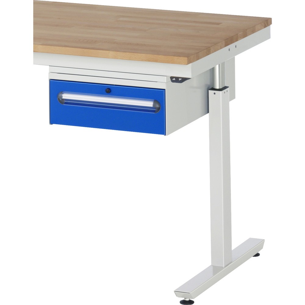 Número de imagen del producto 2: Contenedor para debajo RAU para banco de trabajo serie adlatus, H x A x F 175 x 425 x 600 mm, con 1 cajón