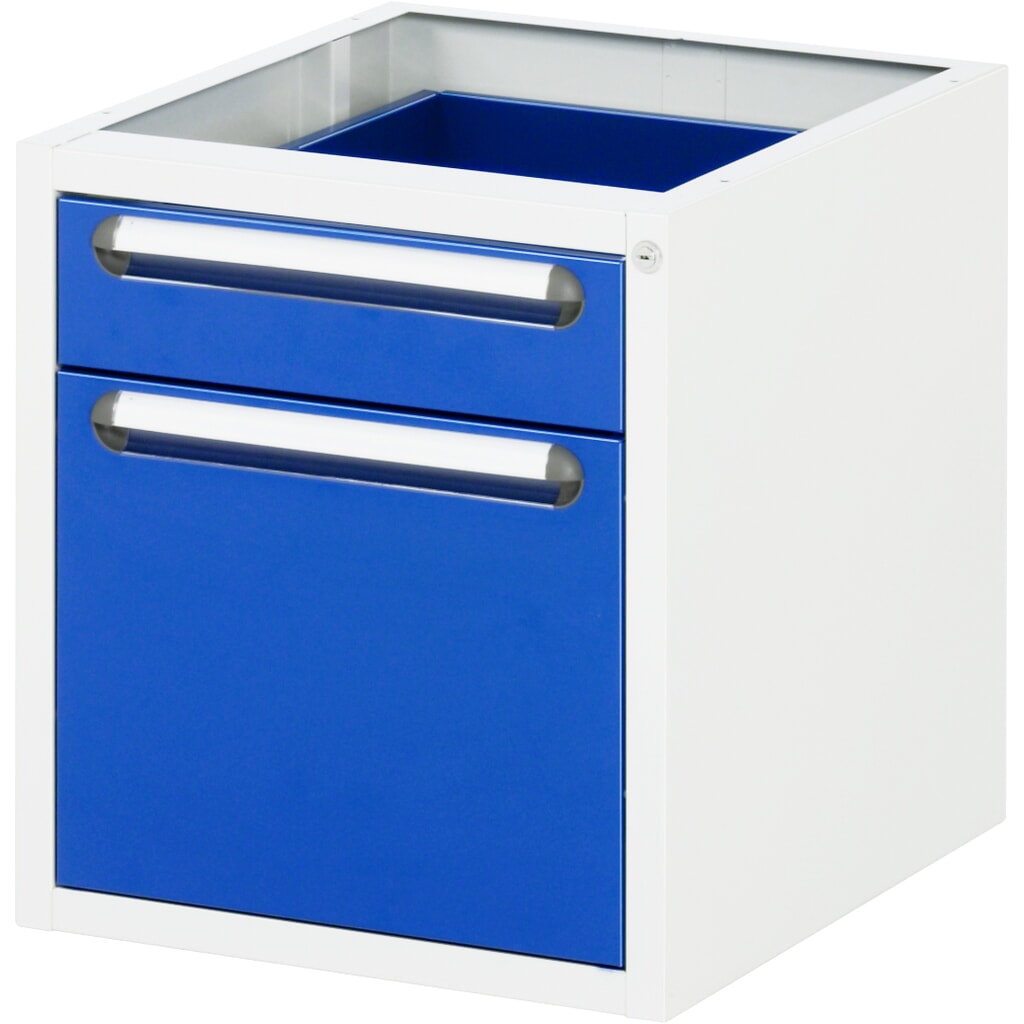 Contenedor para debajo RAU para mesa de trabajo serie Tom, H x A x F 545 x 480 x 600 mm, con 2 cajones Imagen del producto: Contenedor para debajo RAU para mesa de trabajo serie Tom, H x A x F 545 x 480 x 600 mm, con 2 cajones