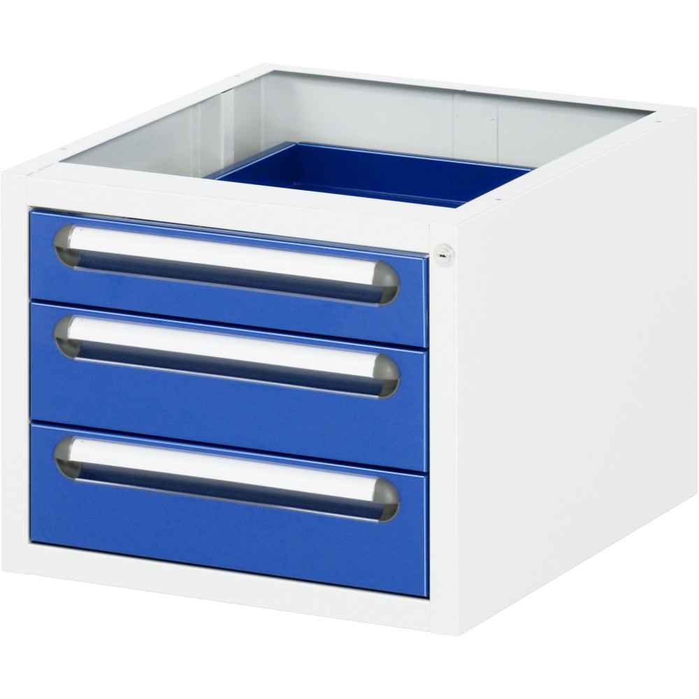 Imagen del producto: Contenedor para debajo RAU para mesa de trabajo serie Tom, H x A x F 395 x 480 x 600 mm, con 3 cajones
