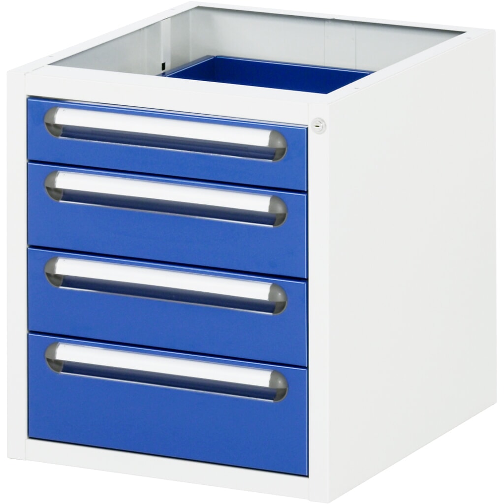 Contenedor para debajo RAU para mesa de trabajo serie Tom, H x A x F 545 x 480 x 600 mm, con 4 cajones Imagen del producto: Contenedor para debajo RAU para mesa de trabajo serie Tom, H x A x F 545 x 480 x 600 mm, con 4 cajones