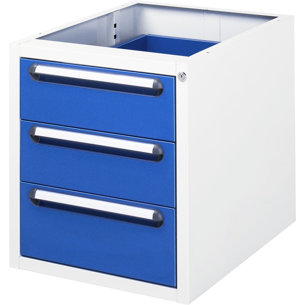 Imagen del producto: Contenedor para debajo RAU para mesa de trabajo serie Tom, H x A x F 545 x 480 x 600 mm, con 3 cajones