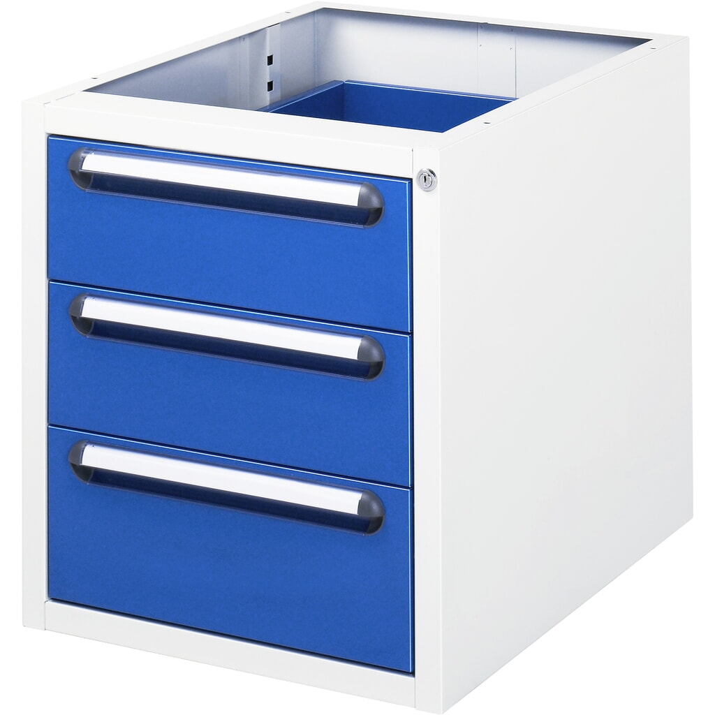 Contenedor para debajo RAU para mesa de trabajo serie Tom, H x A x F 545 x 480 x 600 mm, con 3 cajones Imagen del producto: Contenedor para debajo RAU para mesa de trabajo serie Tom, H x A x F 545 x 480 x 600 mm, con 3 cajones