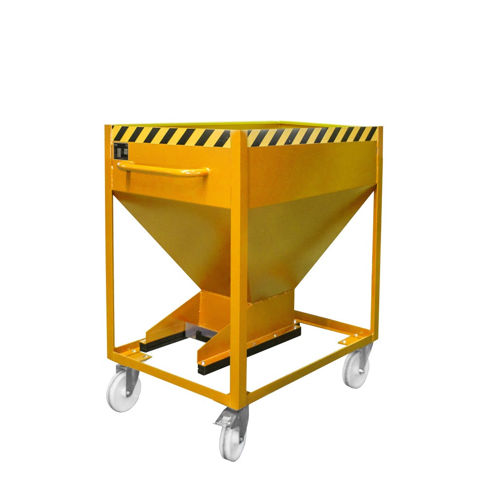 Imagen del producto: Bauer® Recipientes de silo, para materiales a granel de grano fino, pintados, volumen 0,375 m³, RAL 2000 amarillo naranja