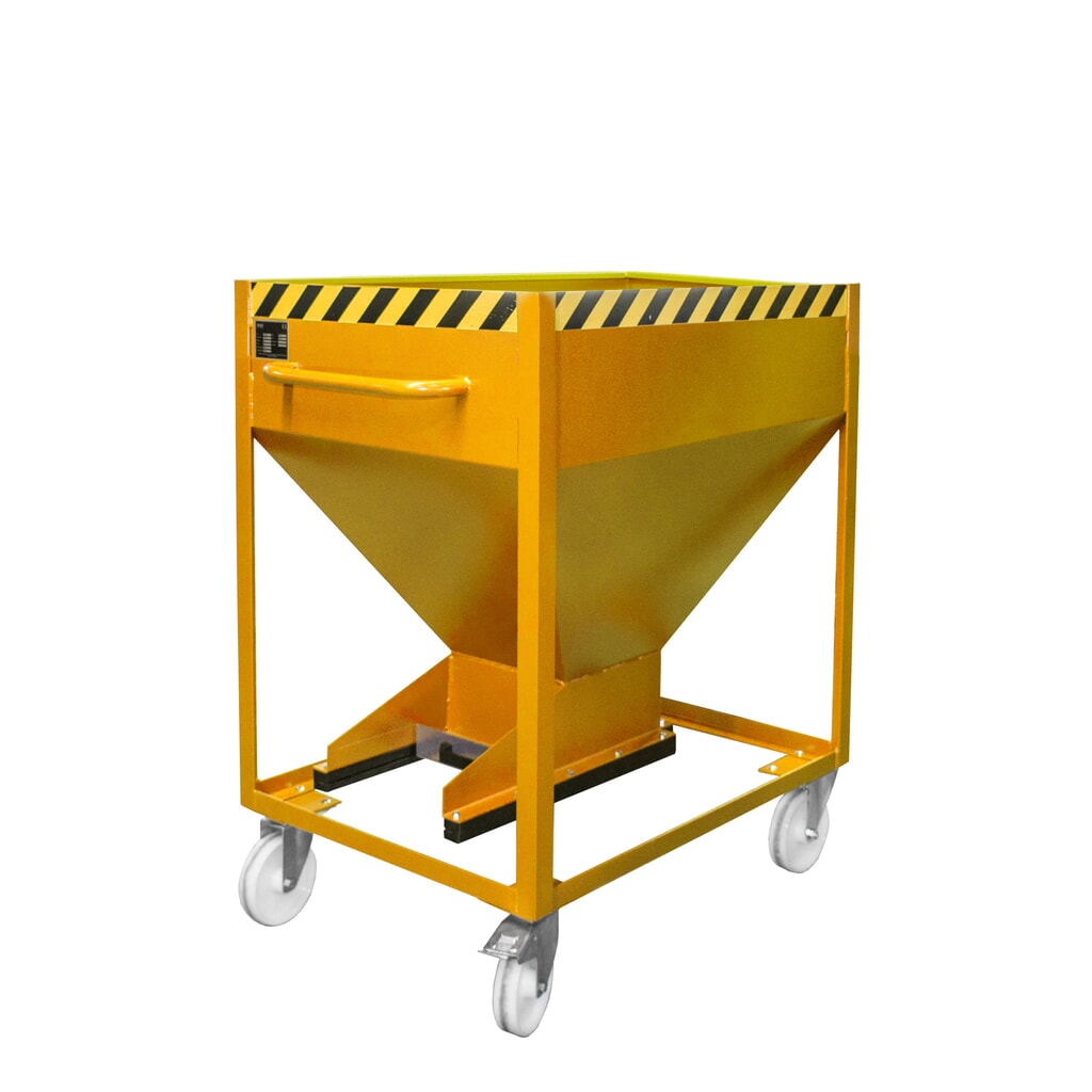 Bauer® Recipientes de silo, para materiales a granel de grano fino, pintados, volumen 0,375 m³, RAL 2000 amarillo naranja Imagen del producto: Bauer® Recipientes de silo, para materiales a granel de grano fino, pintados, volumen 0,375 m³, RAL 2000 amarillo naranja