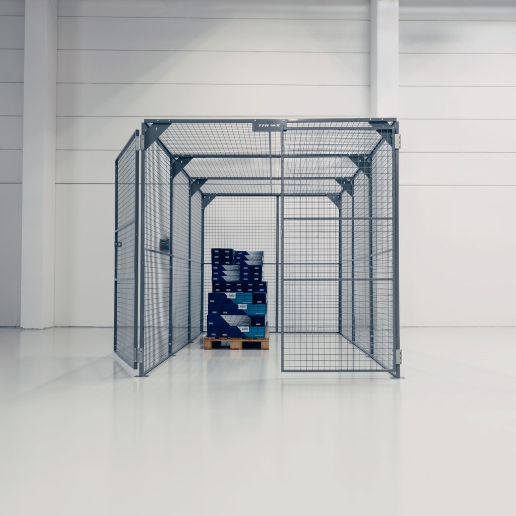 Contenedor TROAX®, pintado, HxAxF 2.200 x 2.200 x 1.200 mm Número de imagen del producto 2: Contenedor TROAX®, pintado, HxAxF 2.200 x 2.200 x 1.200 mm