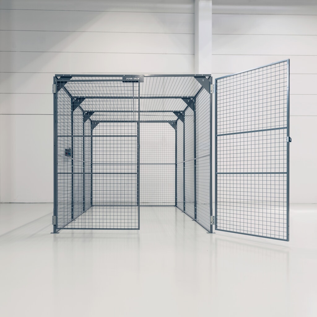 Contenedor TROAX®, pintado, HxAxF 2.200 x 2.200 x 1.200 mm Imagen del producto: Contenedor TROAX®, pintado, HxAxF 2.200 x 2.200 x 1.200 mm