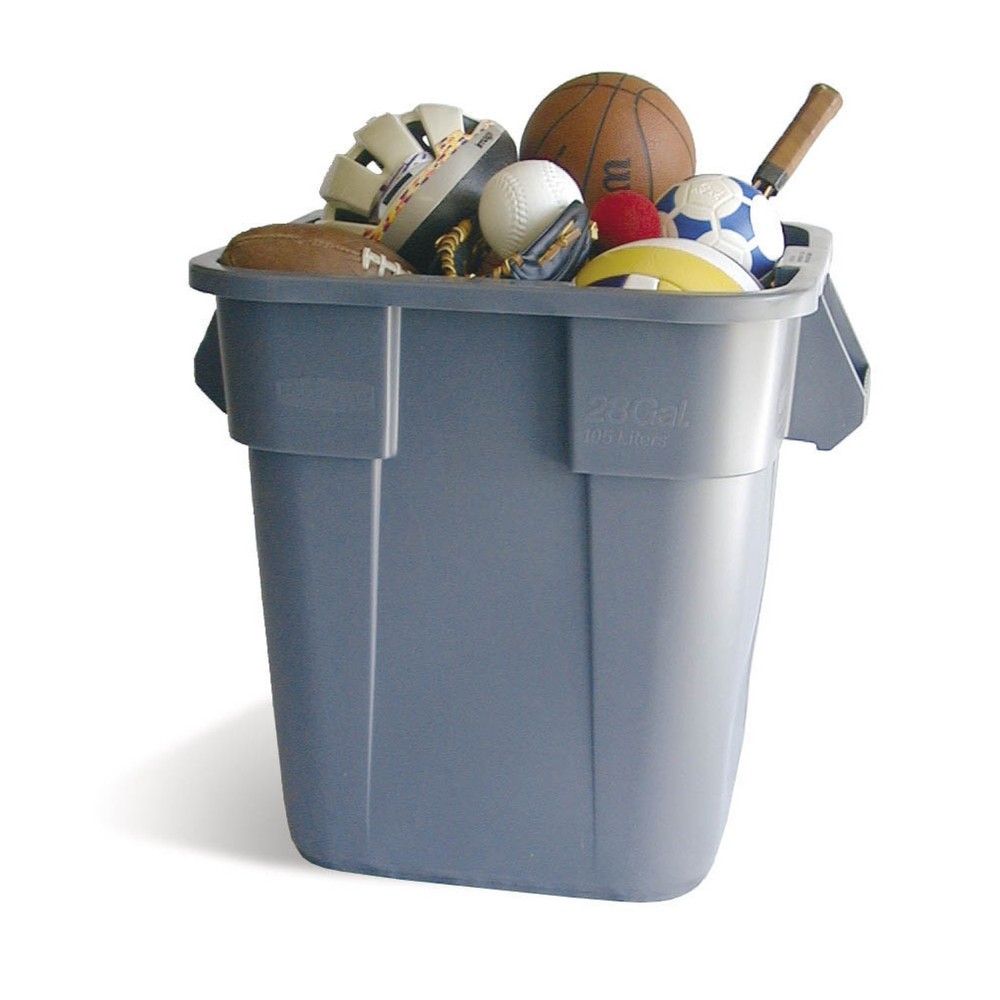 Imagen del producto: Contenedor universal Rubbermaid®, plástico, cuadrado, 106 litros